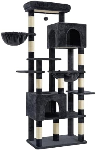 Heybly Cat Tree, 76-Inch Tall Heavy Duty Cat Tower - Image 4