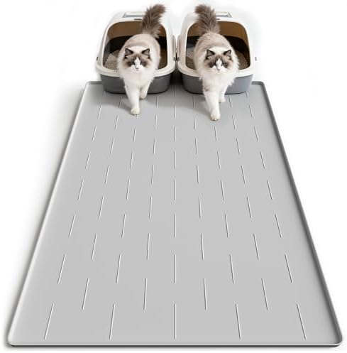 Pieviev Extra Large Silicone Litter Box Mat by Pieviev