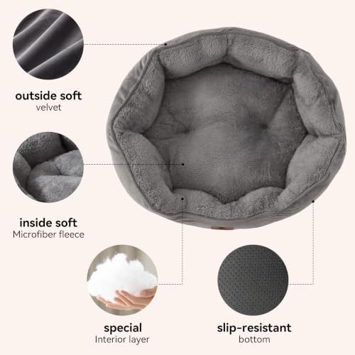 Asvin Small Dog Bed for Small Dogs, Cat Beds for Indoor Cats, Pet Bed for Puppy - Image 3