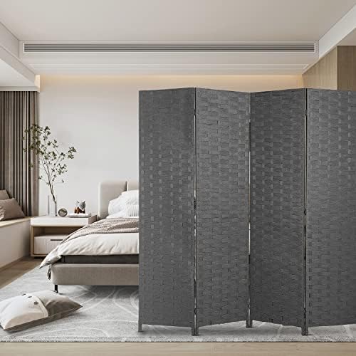 FDW 4-Panel Folding Room Divider | 6ft - Image 2