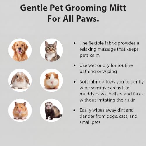 Microfiber Pet Towel Glove Mitt - Image 3