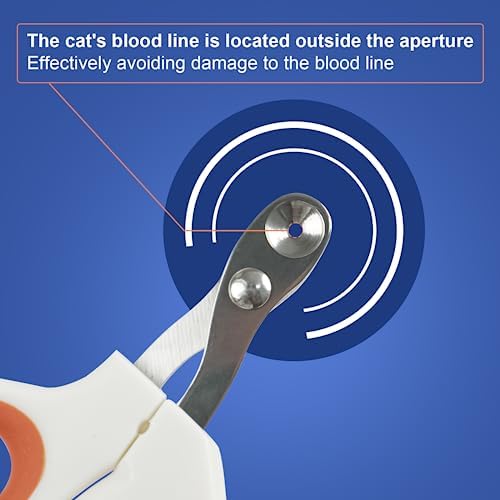 Cat Nail Clippers with Circular Cut Hole -Avoid Over Cutting Pet Nail Clippers - Image 3