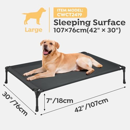 Veehoo 2 Pack Outdoor Elevated Dog Bed - Image 3