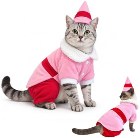 Dog Elf Christmas Costume, Funny Party Halloween Cosplay Outfit(2X-Large) by Hladce