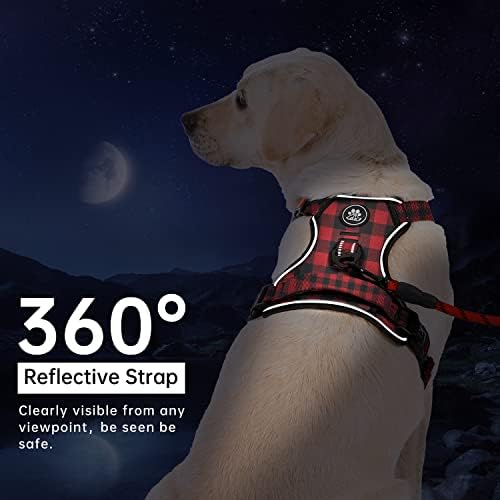 IVY&LANE No Pull Dog Harness for Medium Dogs, Reflective Dog Vest Harness - Image 5