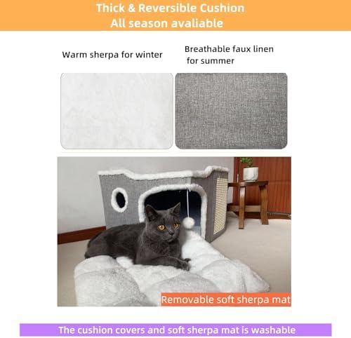 Cat House Bed for Indoor Cats - Image 4