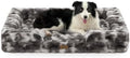 COZY KISS Faux Fur Orthopedic Extra Large Dog Bed, XXL 48x35 inch, Tie Dye by COZYKISS