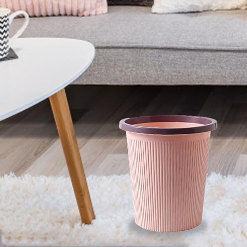 Bathroom Garbage Can, Lightweight Durable Striped Garbage Cans - Image 6
