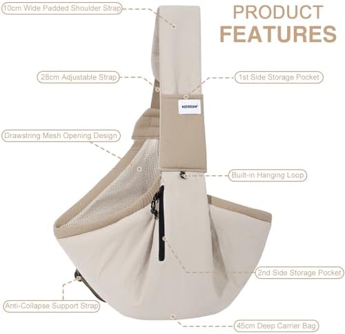 Dog Sling Carrier, Small Dog Carrier Sling - Image 3