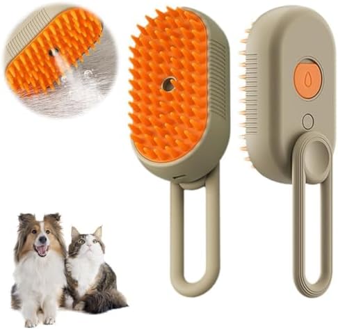 4-in-1 Pet Grooming Brush with Water Spray by Unknown