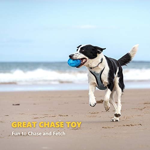 EASTBLUE Dog Toys for Aggressive Chewers, Indestructible Squeaky Football - Image 3
