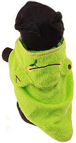 Goclothod Pet Hooded Bath Towel Puppy Drying Bath Towel Absorbent Bathrobe Warm - Image 2