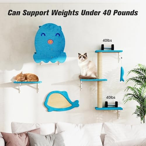 5 Pcs Wall-Mounted Climber Set, Wood Indoor - Image 7