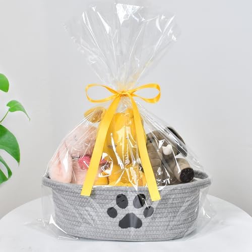 Small Woven Dog Toy Basket - Image 4