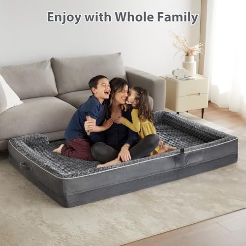 WNPETHOME Orthopedic Washable Human Dog Bed - Image 4
