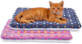 Mora Pets Cat Bed Ultra Soft Dog Crate Pad Star Print 2 Pack 18 inch by MoraPets