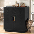 Gitelsnour 30.9'' Litter Box Enclosure Furniture- Hidden Storage by Gitelnour