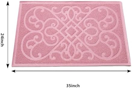 PetLike Cat Litter Box Mat, Thick Kitty Litter Trapping Mat, Waterproof - Image 2