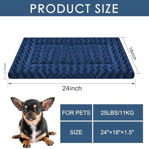 Dog Bed Mat - Comfortable Dog Kennel Pad, Soft Multi-Purpose Crate Bed Mats - Image 3