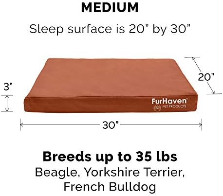 Furhaven Replacement Dog Bed Cover Water-Resistant Indoor/Outdoor Logo Print - Image 3