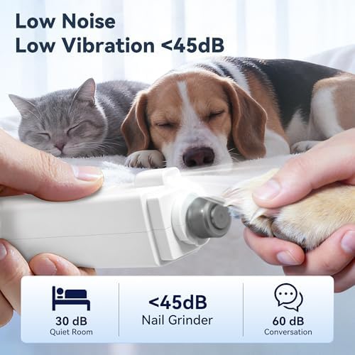 2-in-1 Quiet Electric Pet Nail Clipper & Grinder - Image 4