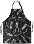 Art Apron with Pocket for Women Men by DZGlobal