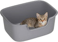 Large Open Cat Litter Box with High Sides, Anti-Splashing by Unknown