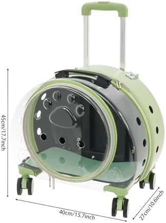 Rolling Pet Carrier, Cat Carrier - Image 2