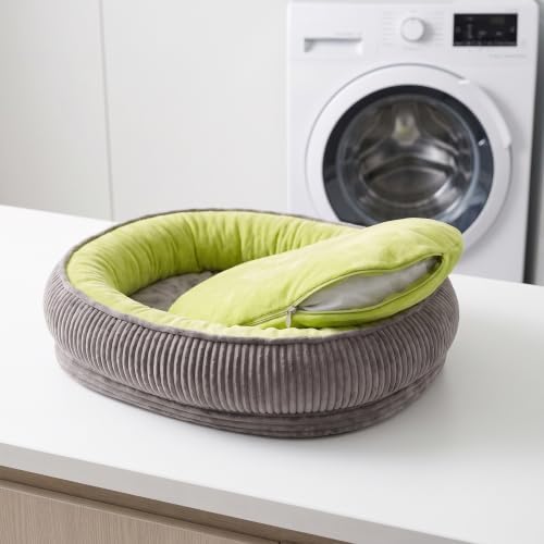 Calming Dog Bed for Medium Dogs, Orthopedic Washable Pet Bed - Image 6