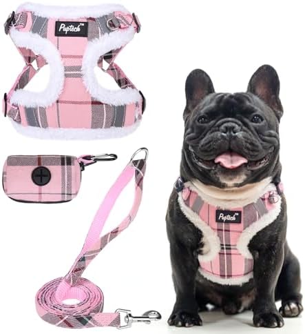 PUPTECK Dog Harness and Leash Set Medium Sized, Step in No Pull Adjustable by PUPTECK