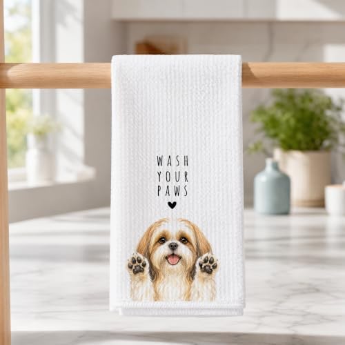 Shih Tzu Dog Kitchen Towel, Hand Towel, Shih Tzu Gifts - Image 3