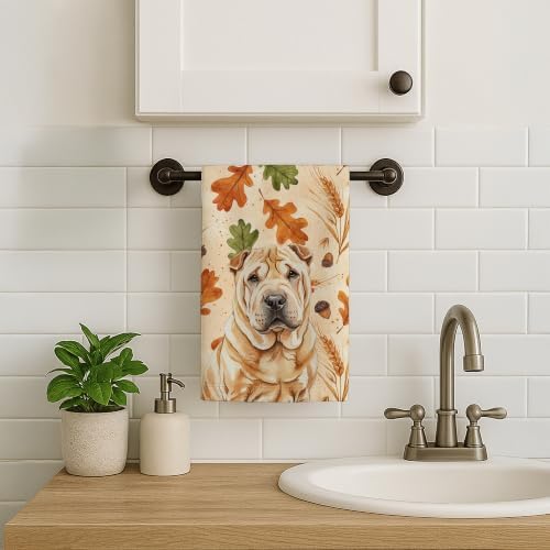 Caroline's Treasures Shar Pei Dogs Kitchen Towel 15x25 in - Image 2