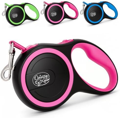 Retractable Dog Leash, 44 LBS /16FT Long, Small & Medium Dogs by DaizzyGearPetsAccessories