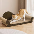 DWCN 26" Large Cat Scratcher Bed, Durable Cardboard Cat Couch Scratching Board by DWCN