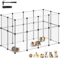 SONGMICS Clear Pet Playpen, Modular Plastic Enclosure by SONGMICSbySONGMICSHOME