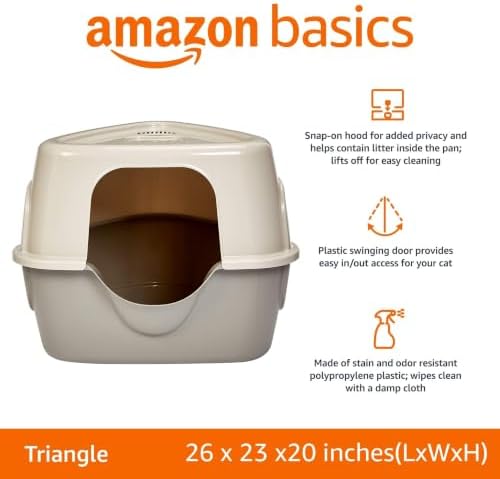 Amazon Basics Cat Litter Box - Image 2