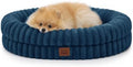 ChiXnuggle Orthopedic Dog Bed, Washable Cover, Faux Fur Bolster Pet Couch by SnuggleUpPawsDown
