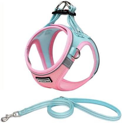 Mercano Soft Mesh Dog Harness and Leash Set, Step-in Reflective Breathable by Unknown