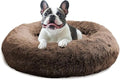 JOLLYVOGUE Calming Dog Beds Large Sized Dog, 36in Donut Washable Large Pet Bed by JOLLYVOGUE