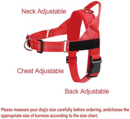 Pawly Lab Co No-Pull Harness, 3-Point Adjustable & Reflective（L） - Image 2