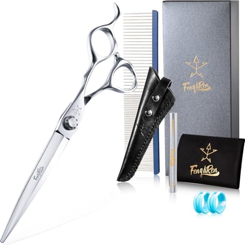High-end Professional Dog Grooming Scissors Pet Grooming Shears 7.5 Inches by Fengliren%C2%AEDedicatedToScissorsForOver40Years