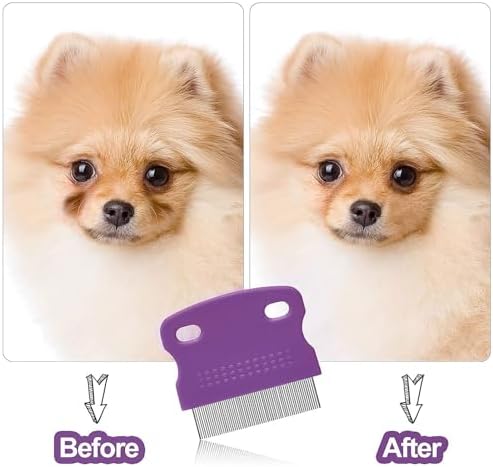 Fullhawl 5 Pcs Dog Eye Combs Tear Stain Remover Combs - Image 5
