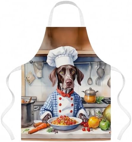 Caroline's Treasures German Shorthaired Pointer The Chef Apron Cooking Kitchen by CarolinesTreasures
