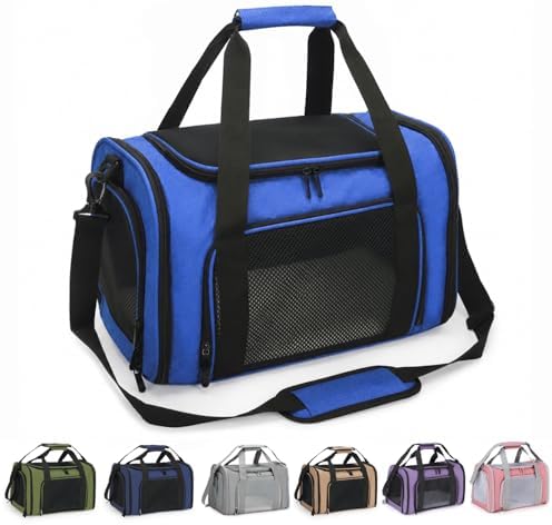 Large Pet Carrier for Cats and Small Dogs, Soft-Sided Travel Carrier by Unknown