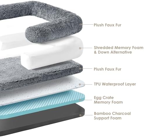 EHEYCIGA Foldable XXL Dog Bed for Large Sized Dog - Image 4