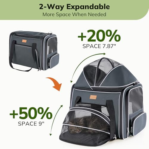 Morpilot Top and Side Expandable Cat Carrier - Image 3