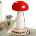 Whimsical Mushroom Cat Scratcher by Chzisuyy