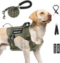No Pull Tactical Dog Harness for Large Dogs, Service Dog Vest by Yungaspy