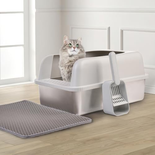 Henkelion Stainless Steel Cat Litter Box - Image 6