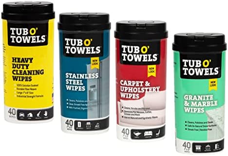 Tub O' Towels Household Cleaning Wipes Variety Pack by TubOTowels